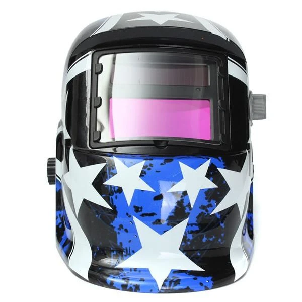Pentagram Star Solar Auto Darkening Welding Helmet - TIG MIG Welder Mask - Image 5