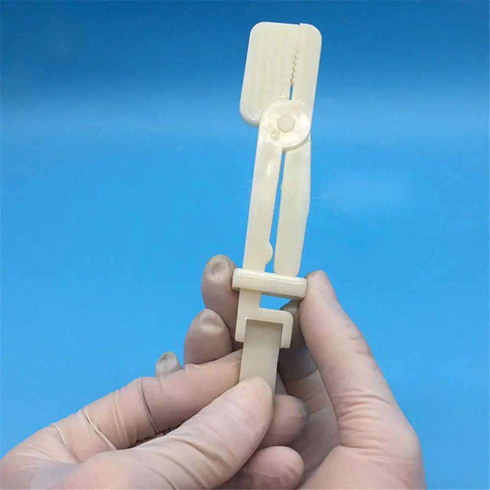 Dental X-Ray Film Holder Snap Clips | White Autoclavable Plastic for Oral Camera - Image 2