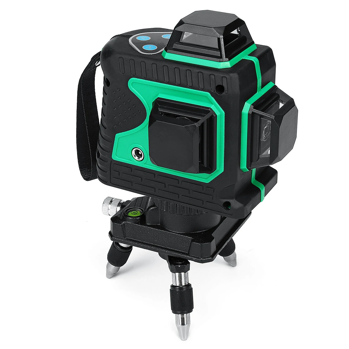 MUSTOOL 3D Green Laser Level - 12 Lines 360° Horizontal & Vertical with 2 Batteries - Image 5
