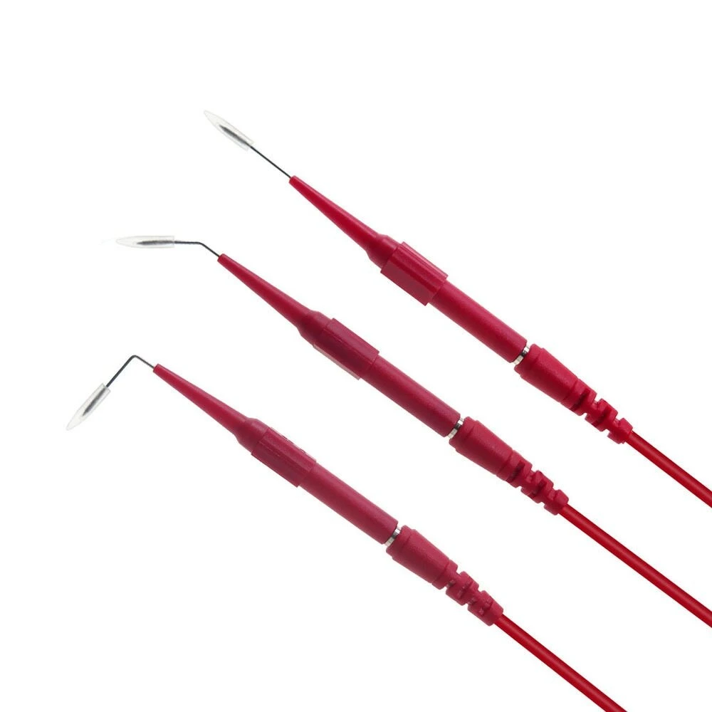 P1920 Banana Plug to Crocodile Clip Test Line Kit - 4mm 90/135 Degree with SG Probe Steel Needles - Image 3