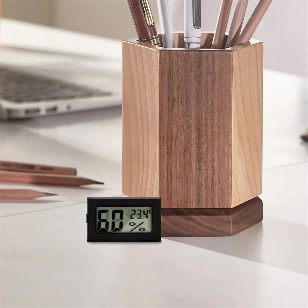 Mini Digital Hygrometer Thermometer - 3Pcs Indoor Humidity Temperature Monitor - LCD Display Portable - Image 2