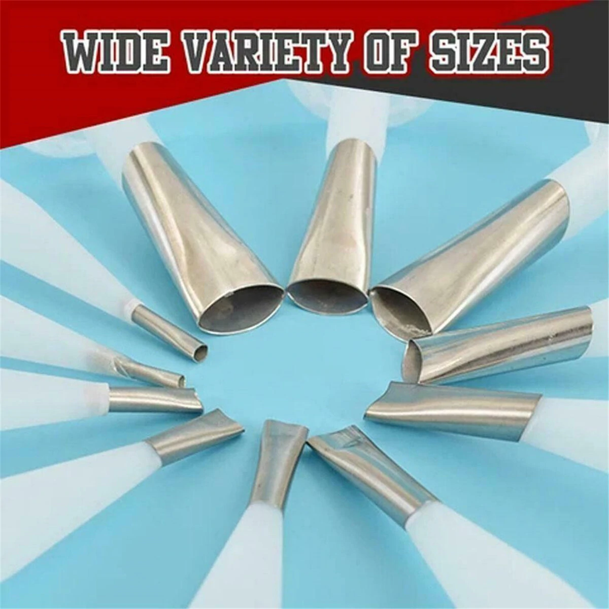 12 PCS Silicone Sealant Nozzle Kit - Caulk Nozzle & Glue Remover Scraper - Image 2