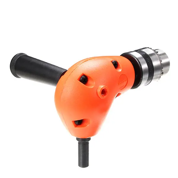 Right Angle Drill Attachment - 1-10mm 90 Degree Bend Extension for Round Shank - Image 3