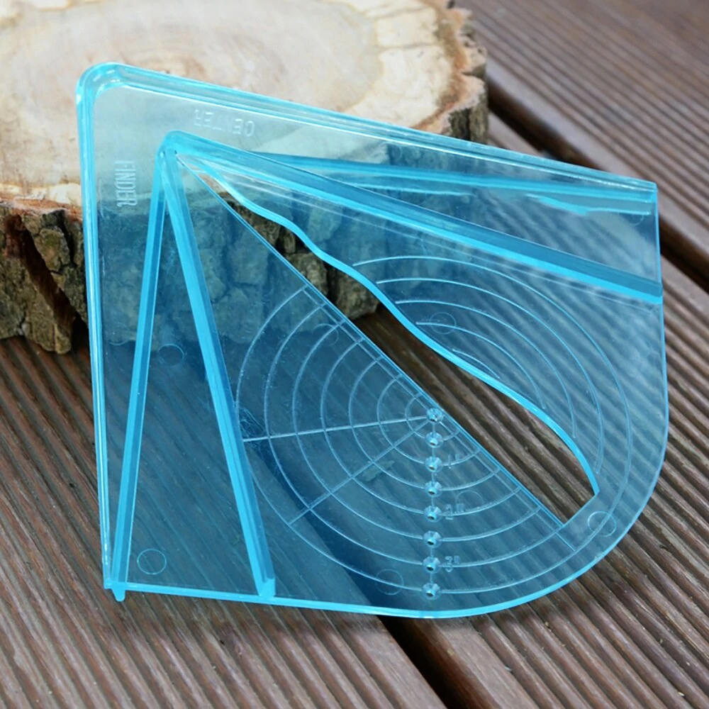 MYTEC Clear Center Finder - For Round Octagon Hexagon Stock | Woodwork Measuring Gauge - Image 4
