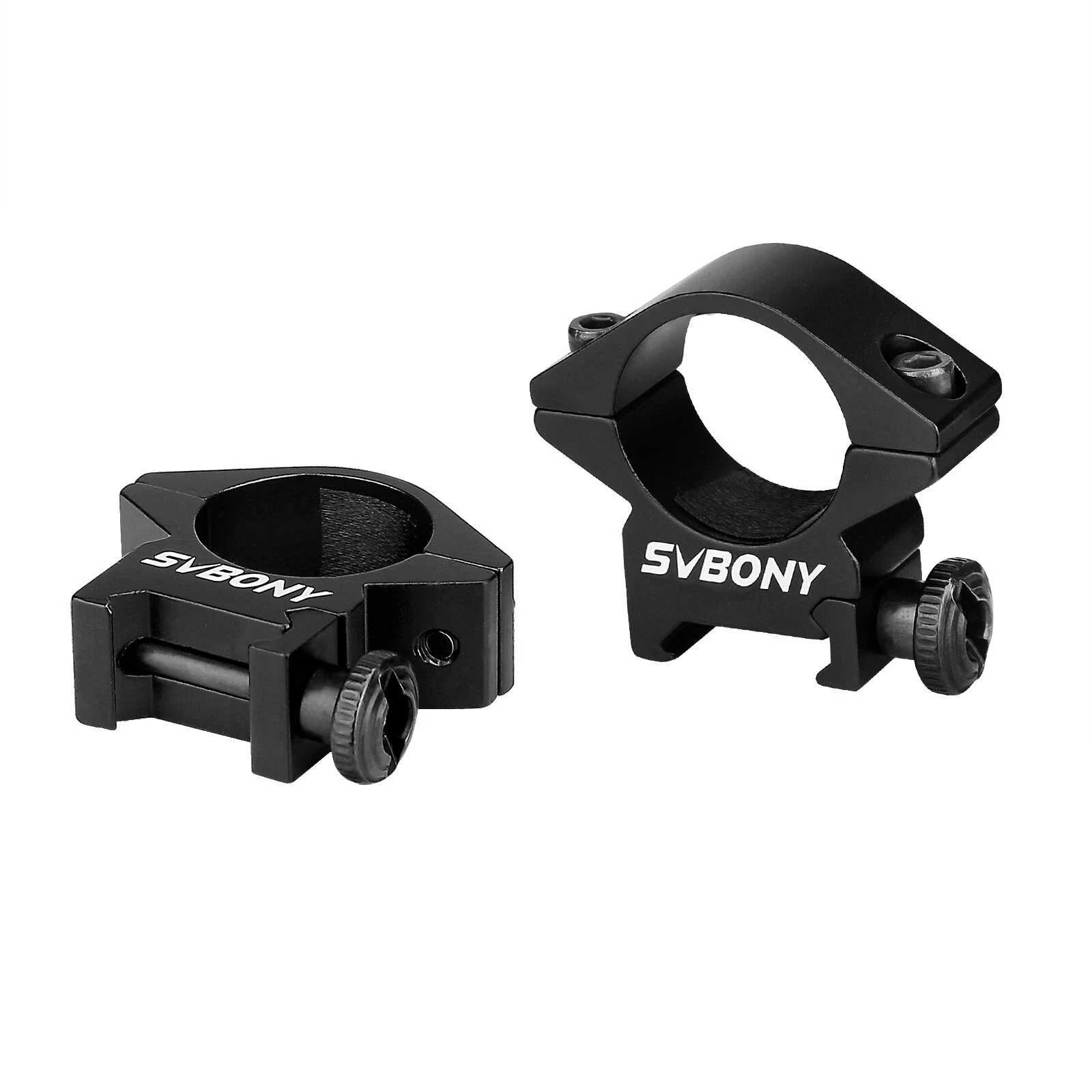 SVBONY SV185 1-inch Riflescope Rings | Picatinny/Weaver Dovetail - Medium Profile - Image 4