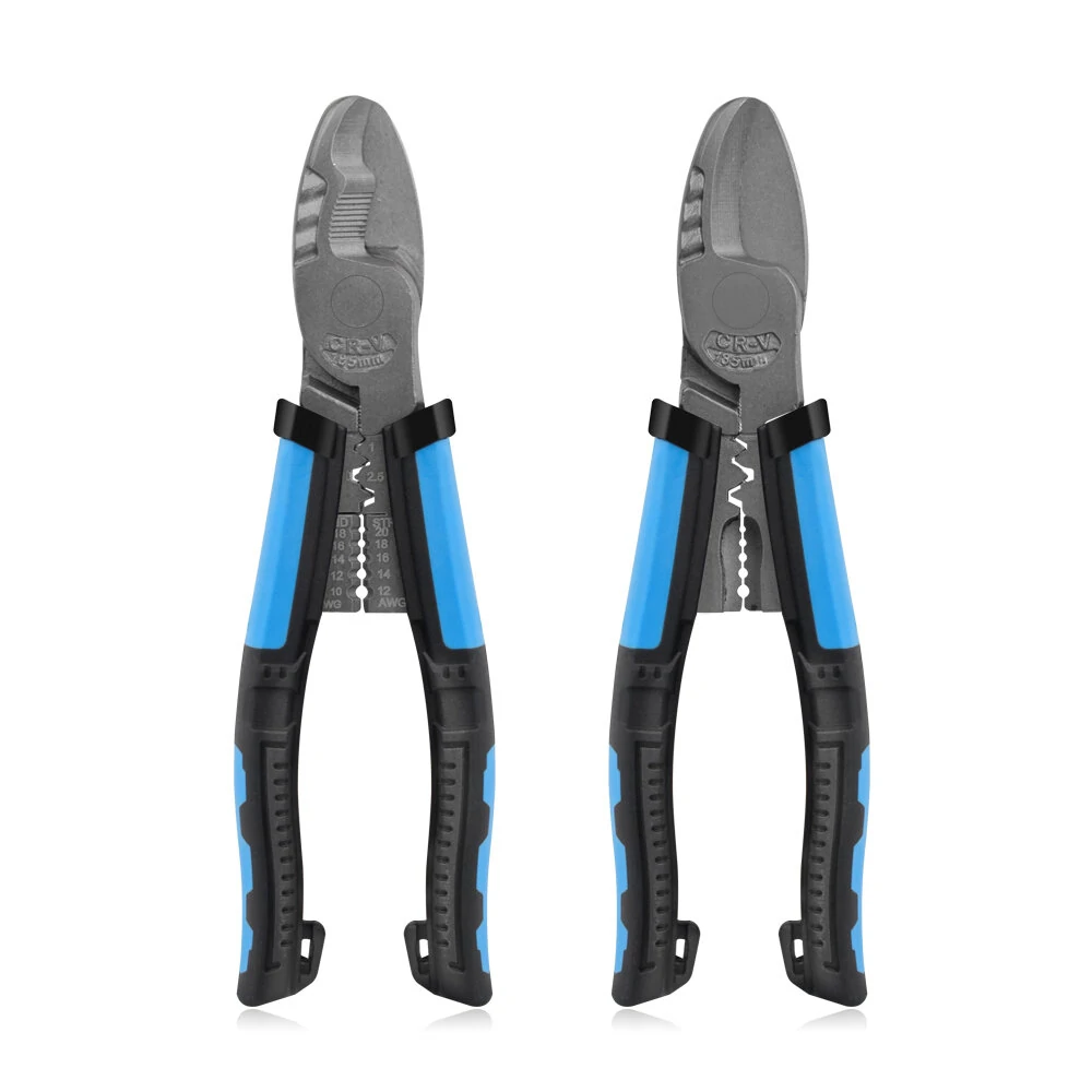 NEWACALOX Pliers Set - Wire Crimping Stripper Cutters & Long Nose Multi-Tool - Image 3