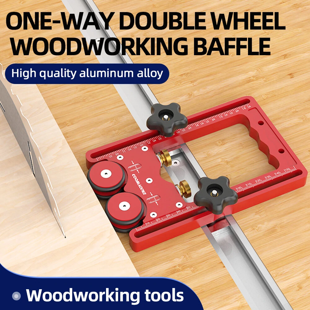 ENJOYWOOD 160mm Stock Guide with One-Way Wheel | Safety Tool for Table Saw & Band Saw - Image 3