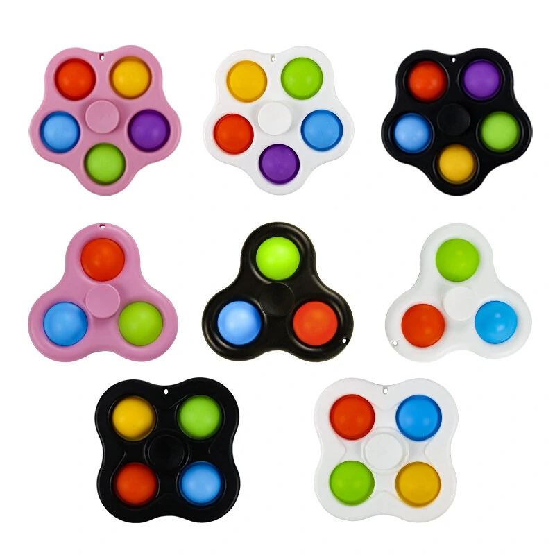 Adult Hand Spinner Fidget Toy | Anti-Anxiety Stress Relief Keychain Gadget - Image 2