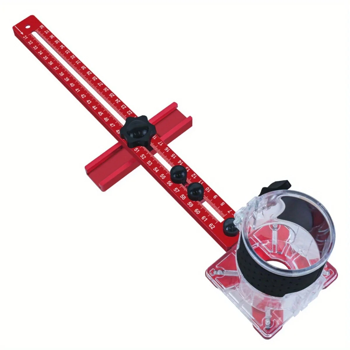 4 in 1 Router Jig | Aluminum Circle Cutting & Groove Bracket for Cabinet Hardware - Image 5
