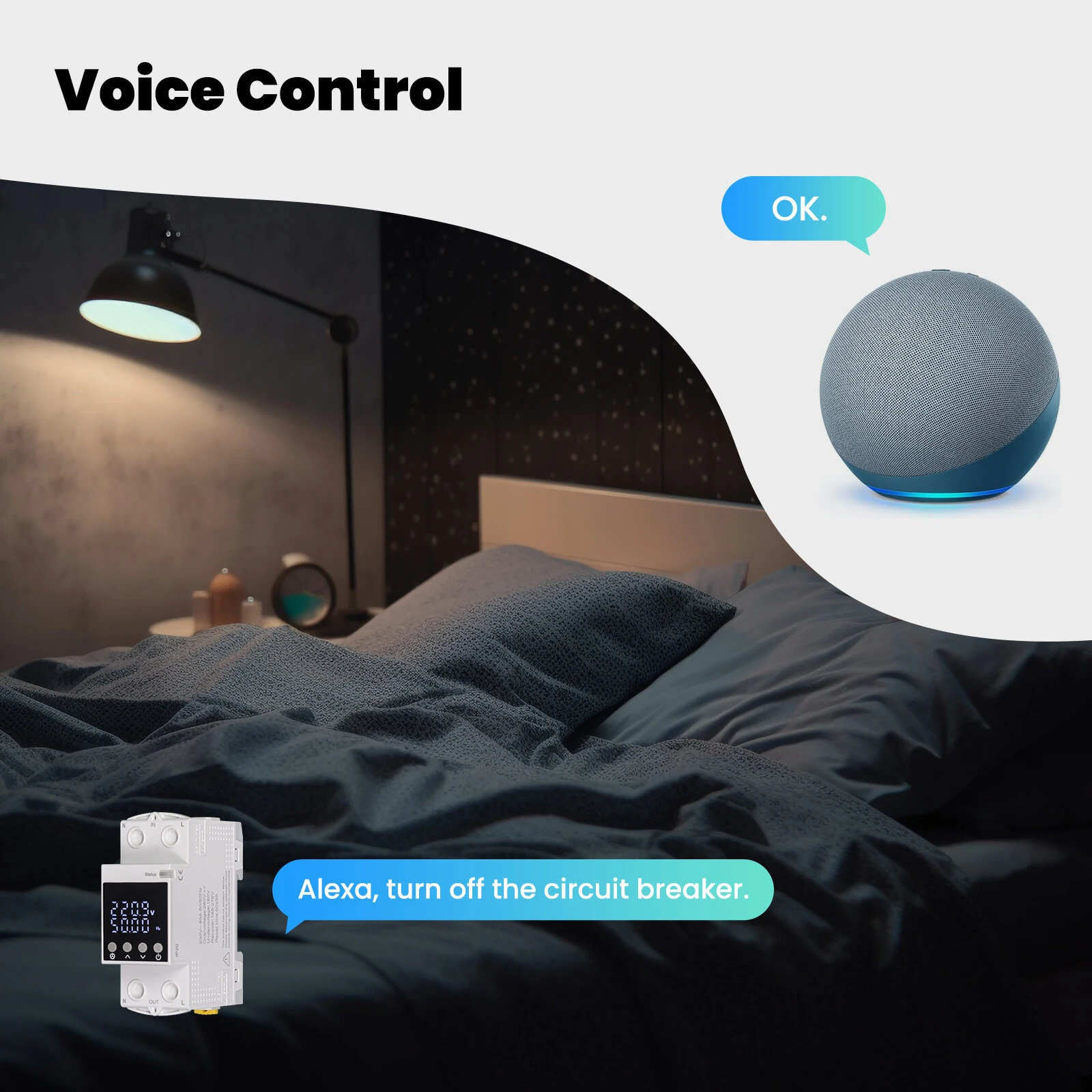 TUYA WiFi Smart Switch 80A - Remote Control & Energy Monitoring | LED Display - Image 5