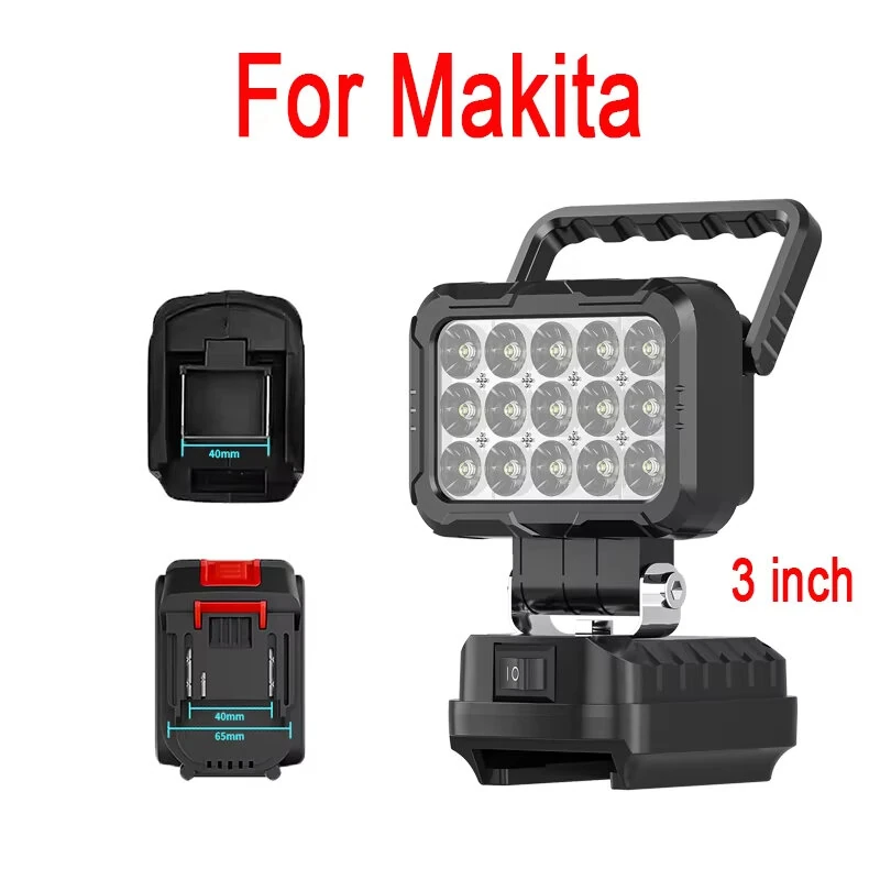 Makita 18V LED Flood Light - 3 Inch Work Light for Camping & Emergency - Image 5