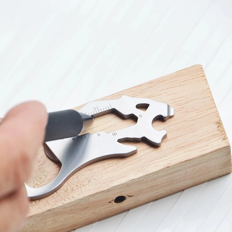 Tiger Mini Tool Card - Multifunctional EDC Bottle Opener & Keychain Tool - Image 5