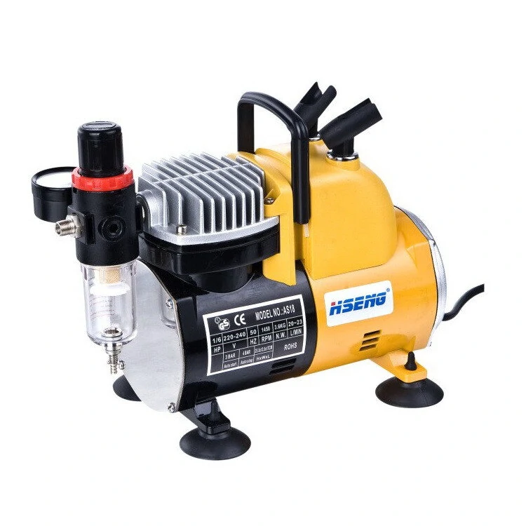 Airbrush Pump Set - Oil-Free Silent Airbrushing System Kit for Woodworking - Image 4