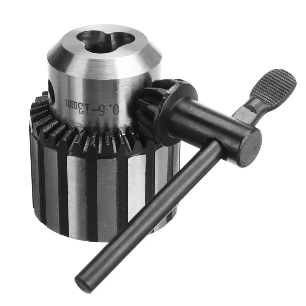 B16 Key Type Lathe Drill Chuck - 0.5-13mm Capacity | Taper Mount Tool - Image 2