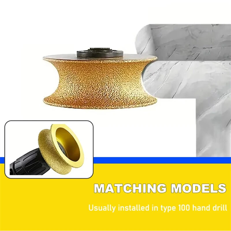 Dry Vacuum Brazed Diamond Polishing Wheel | 20mm Bore for Tile Quartz Marble - Image 4