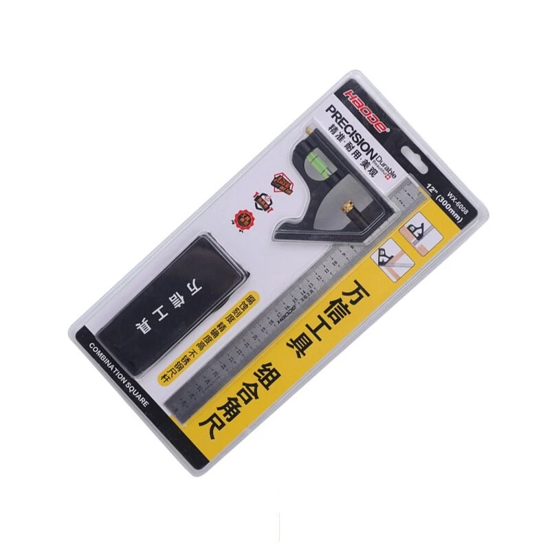Square Multifunctional Combination Square - Stainless Steel High Precision Multi-Angle Ruler - Image 3
