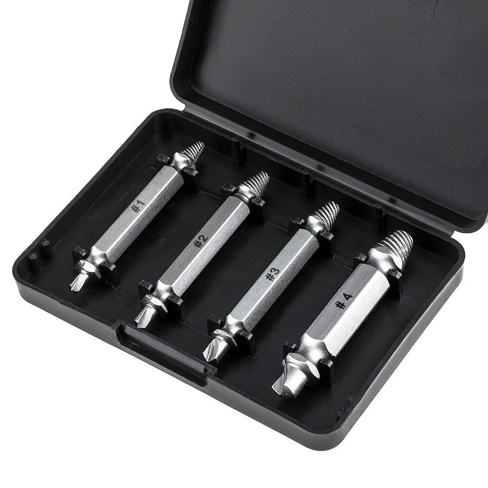 Speed Out Screw Extractor Drill Bits Set - Broken Stripped Screw Remover Tool - Image 2