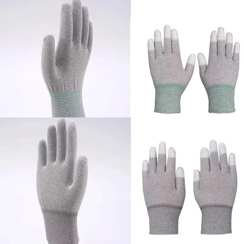 Anti Static PU Coated Work Gloves - Breathable Non Slip for Assembly & Inspection - Image 2