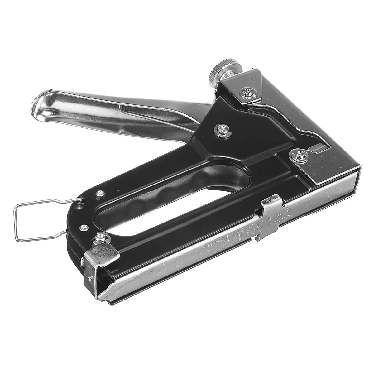 Manual Heavy-Duty Nail Stapler - 3-in-1 Stainless Steel Tool with 1000 Staples - Image 4