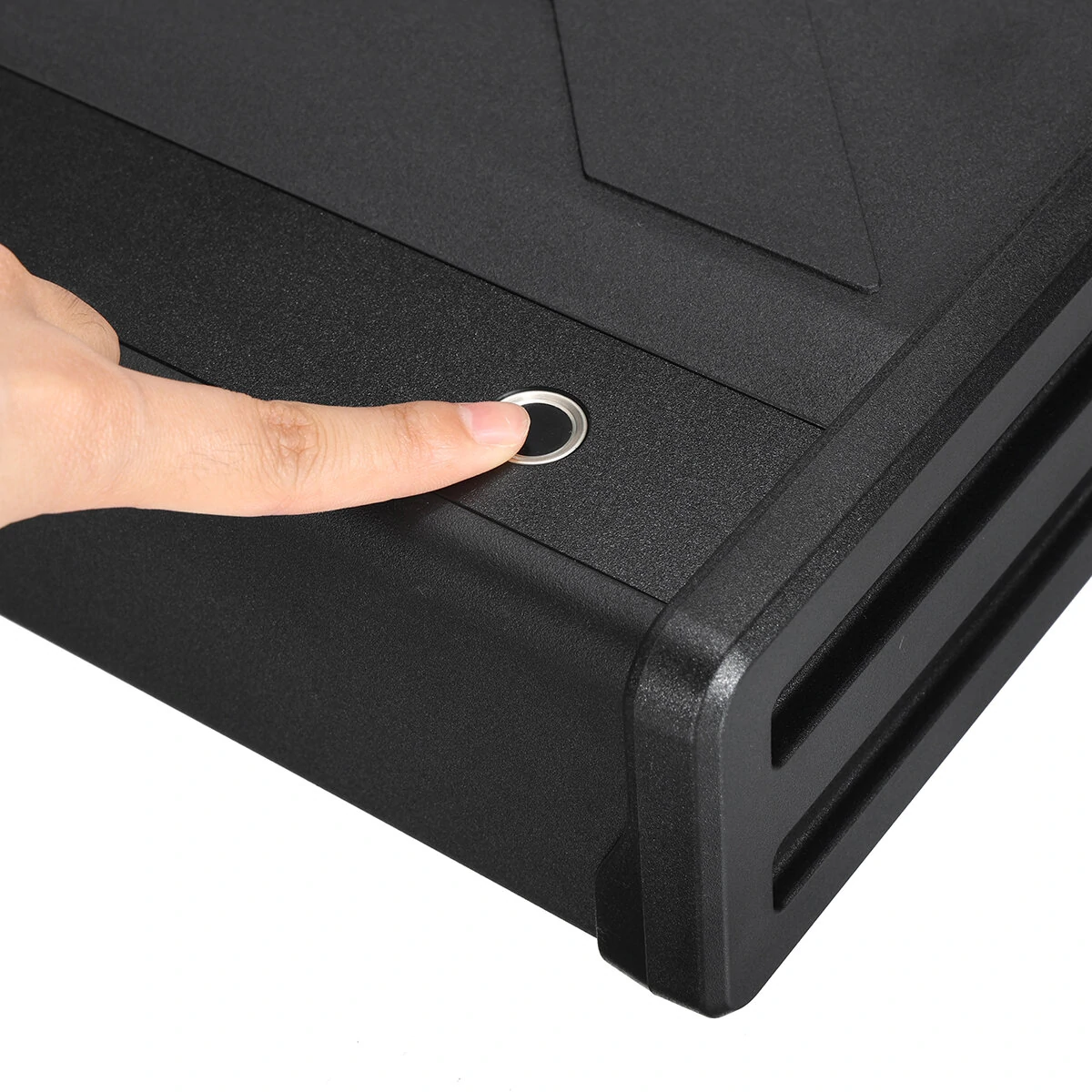BlackSmith Biometric Key Safe - Portable Fingerprint Lock for Keys | USB Emergency Unlock - Image 4