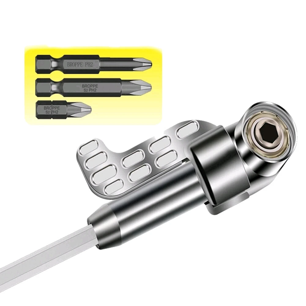 BROPPE 33Pcs Extended Turning Screwdriver Corner Device | Universal Bits Set - Image 4
