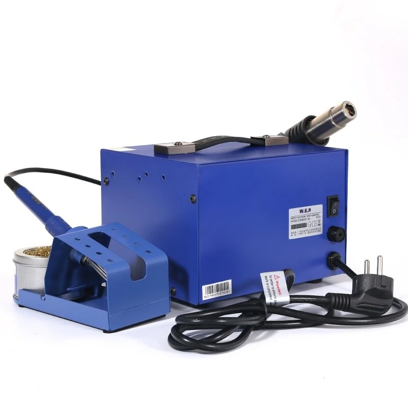 WEP 862BD+ BGA Rework Station - Adjustable Temperature & Air Flow - ESD Safe Hot Air Soldering - Image 3
