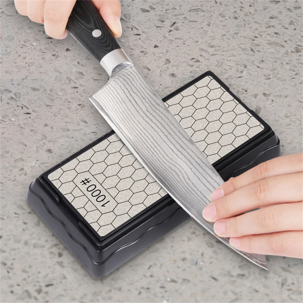 Double-Side Diamond Sharpening Stone - 400/600/1000/1200 Grit Whetstone - Image 5