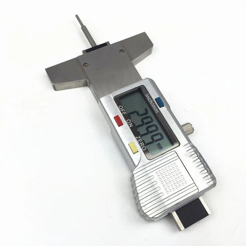 Digital Tread Depth Gauge 0-25mm | LCD Stainless Steel Tyre Caliper | Metric/Inch - Image 2