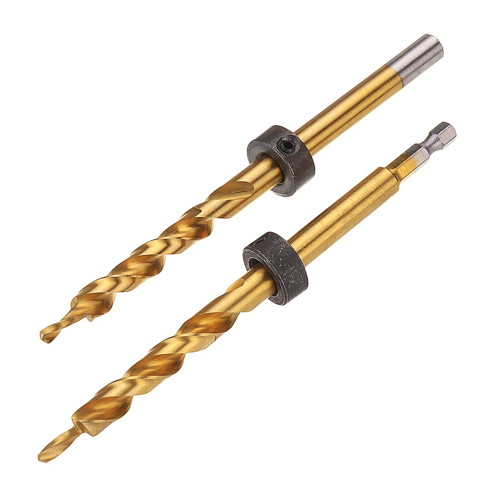 Drillpro 9.5mm Step Drill Bit | 3/8 Inch Hex Shank for Pocket Hole Jig & Wood - Image 3