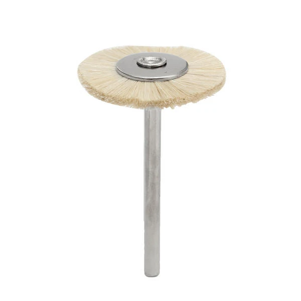 Soft White Goat Hair Polishing Wheel Set - 30pcs for Buffing & Shining - Image 5