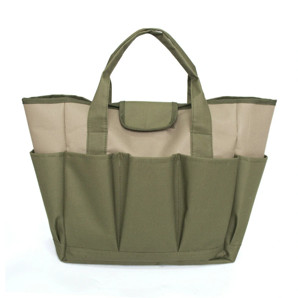 Garden Tool Set Organizer Tote - Lawn Yard Bag Carrier with Planting Tools - Image 4