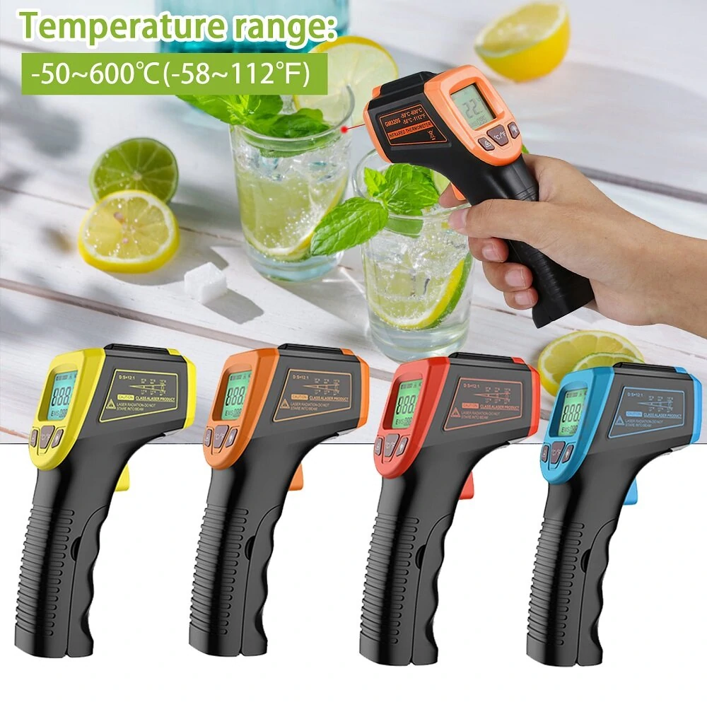 GM32S Digital Infrared Thermometer | Non-Contact -58°F to 1112°F | Laser Targeting - Image 2