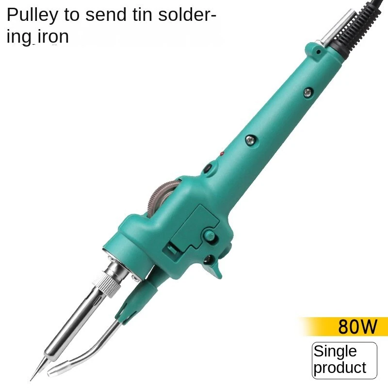 80W Soldering Iron Kit - Adjustable 500°C & Manual Feed - 110V/220V Options - Image 5