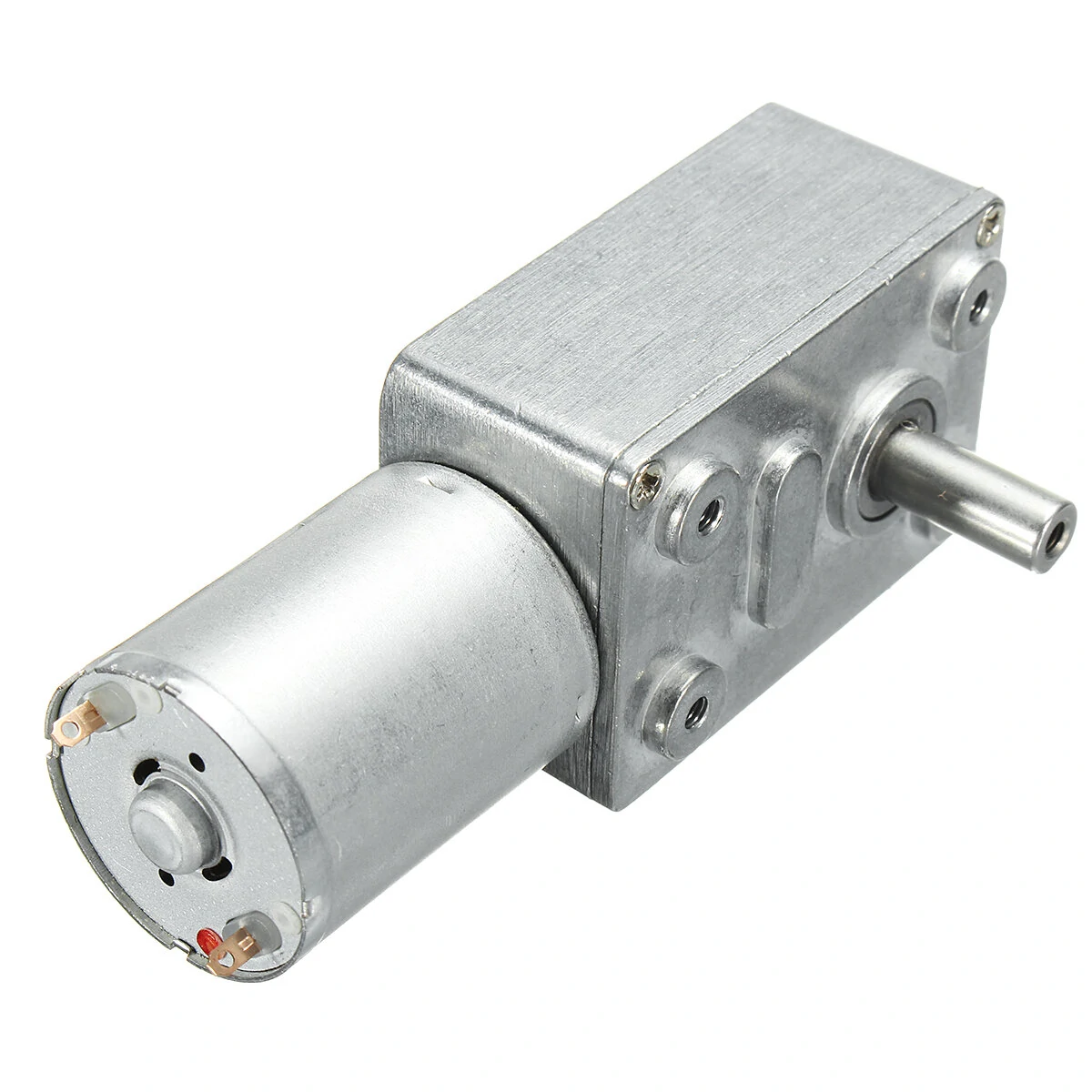 Machifit JGB370 DC12V Worm Gear Motor - Hollow Shaft Micro DC Gear Motor - Image 4