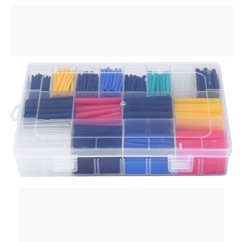 Heat Shrink Tubing Kit - 560pcs Polyolefin Wire Cable Sleeve Assortment - Image 2