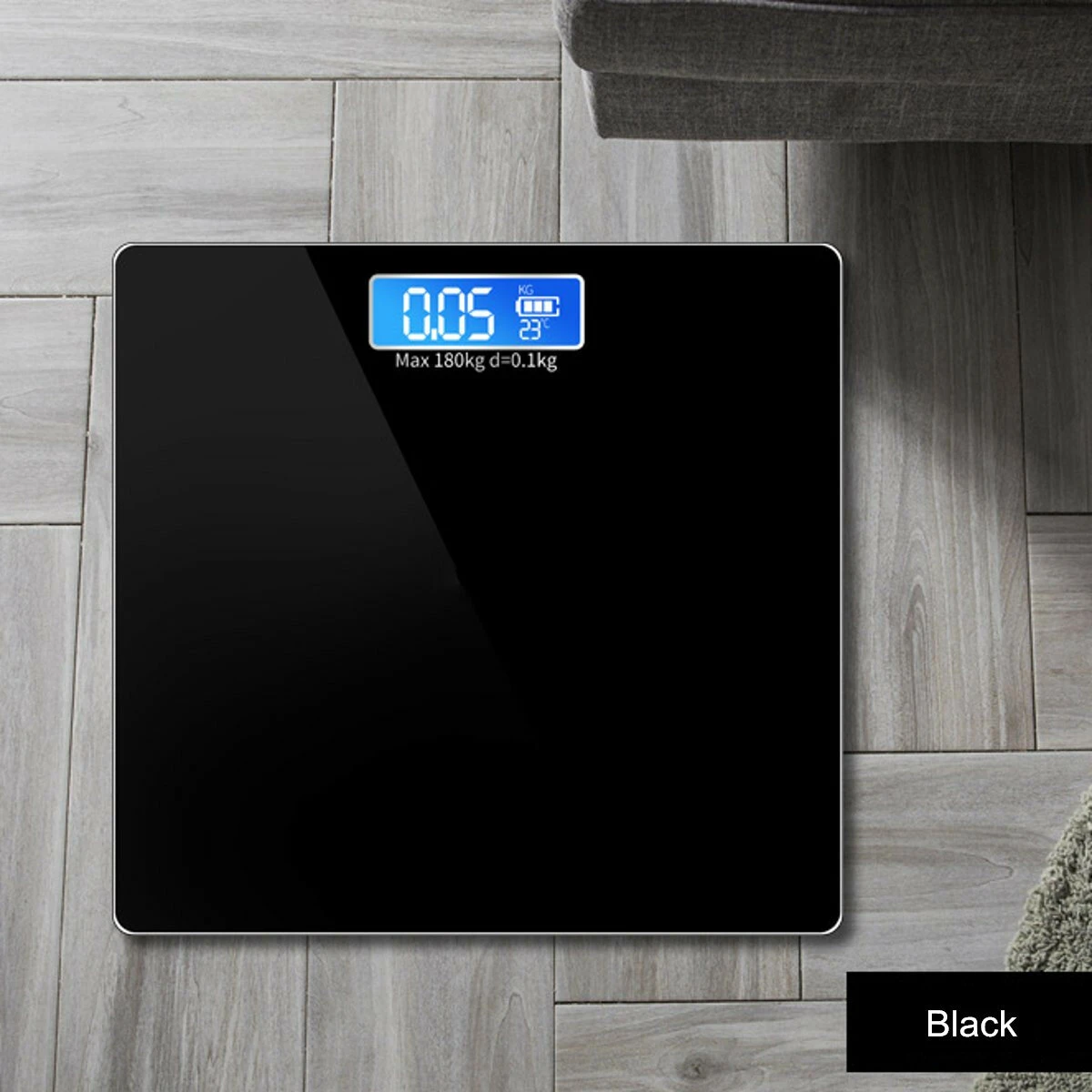 180KG Digital Body Fat Scale - LCD Weight & BMI Analyzer | Tempered Glass - Image 5