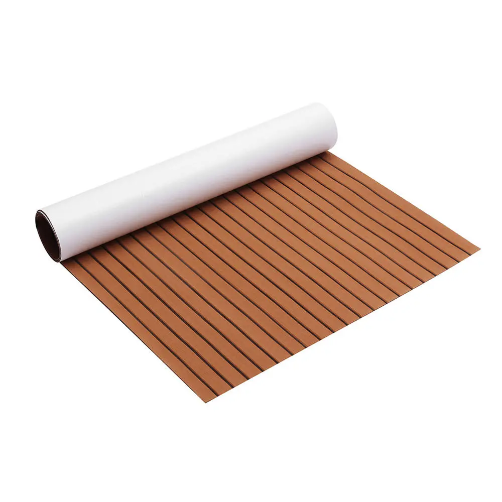 Upgrade Brown EVA Foam Boat Flooring - 6mm Thick Faux Teak Decking Sheet 240x120cm - Image 2