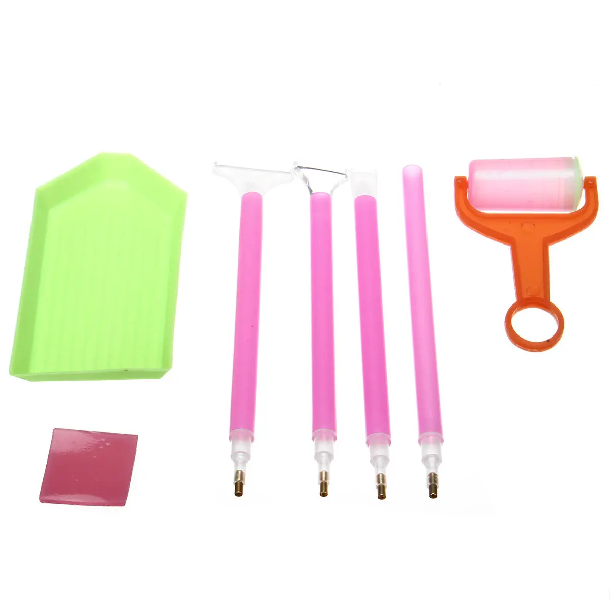 5D Diamond Painting Kit - 11pcs A4 DIY Set with Copy Board & Light - Image 4