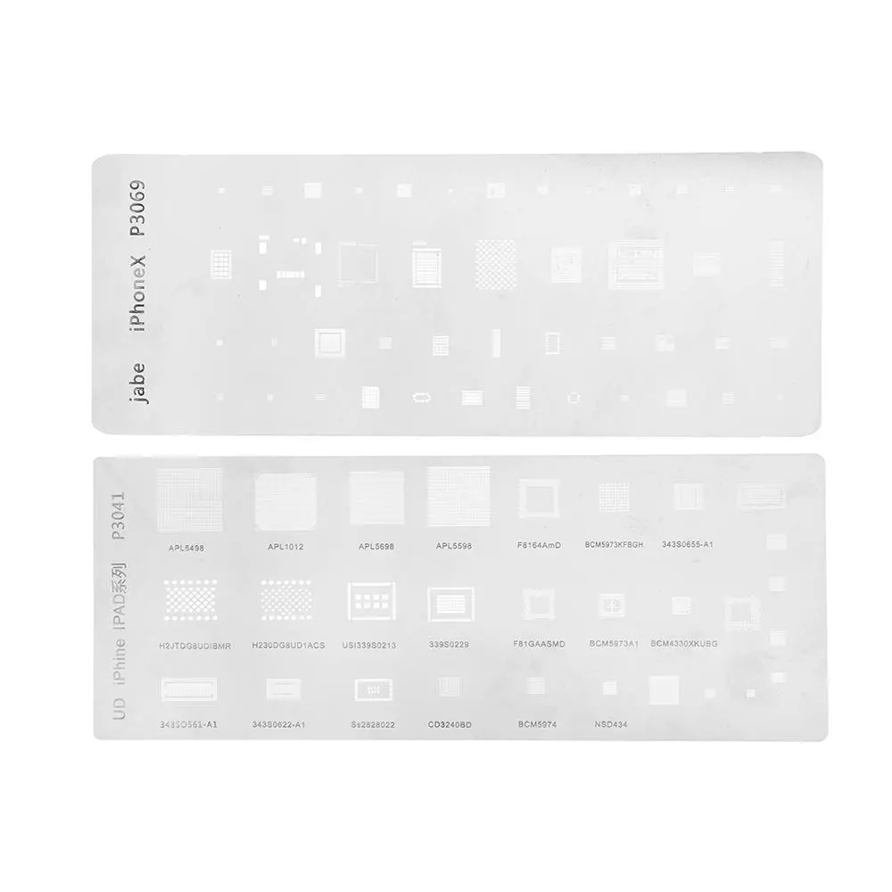 16pcs IC Chip BGA Reballing Stencil Set for iPhone X 8 7 6s 6 Plus SE 5S - Image 3