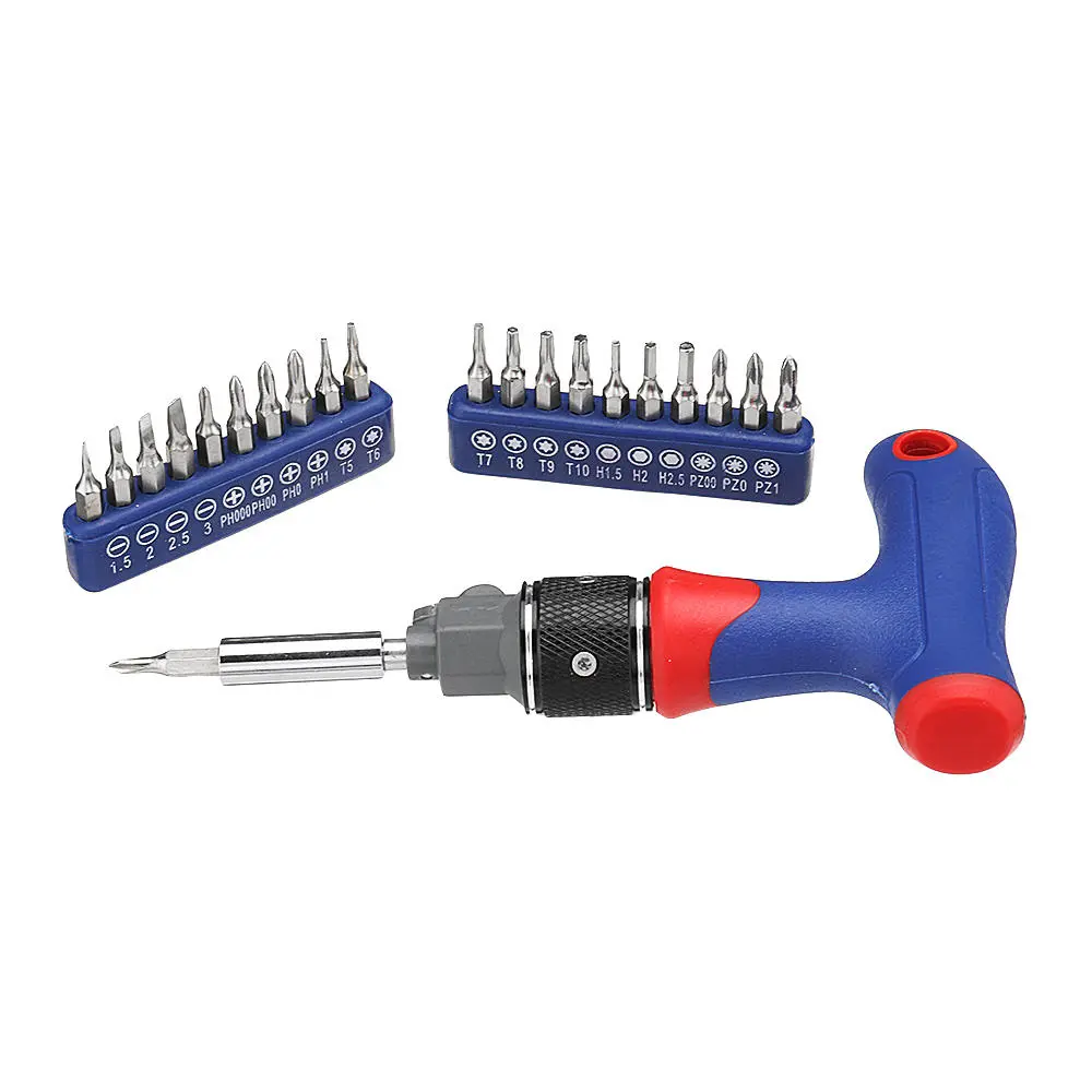 WORKPRO 21-in-1 Precision Screwdriver Set | Dual Drive T-Type Ratcheting Handle - Image 2