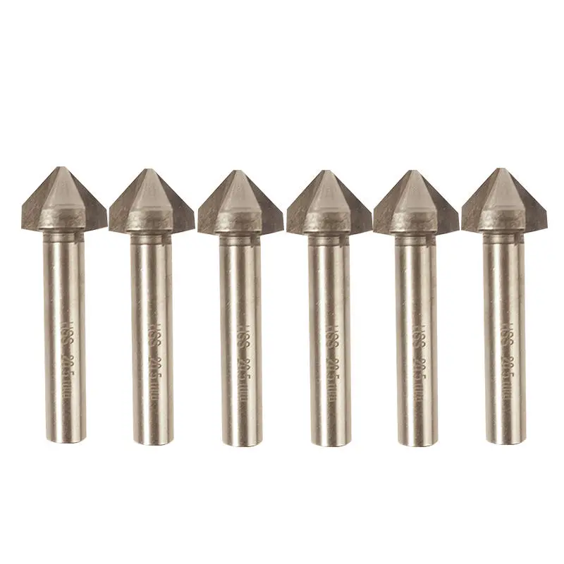 90 Degree Titanium Chamfer Drill Bit | Straight Shank Chamfering Knife - Image 2