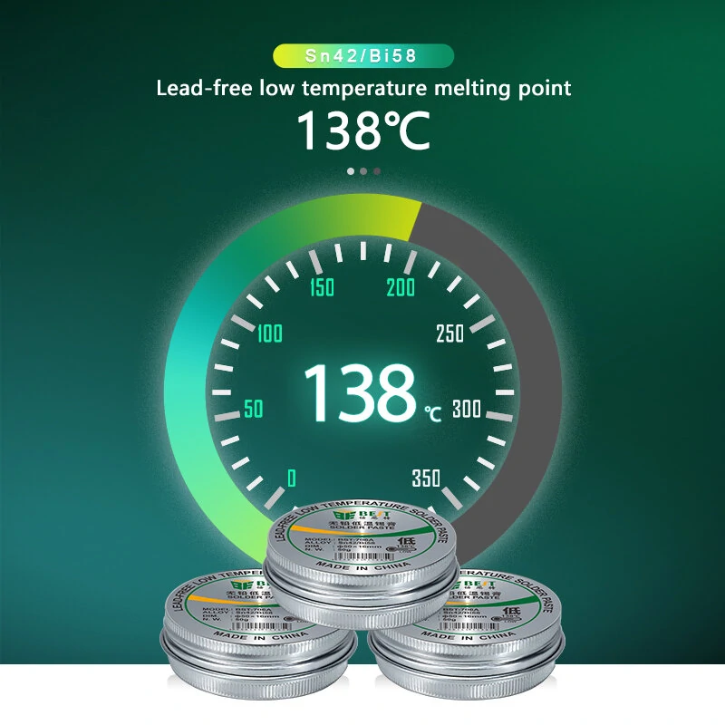 BEST BST-706A Solder Paste | Sn42Bi58 Low Temp Lead-Free for BGA SMT - Image 4