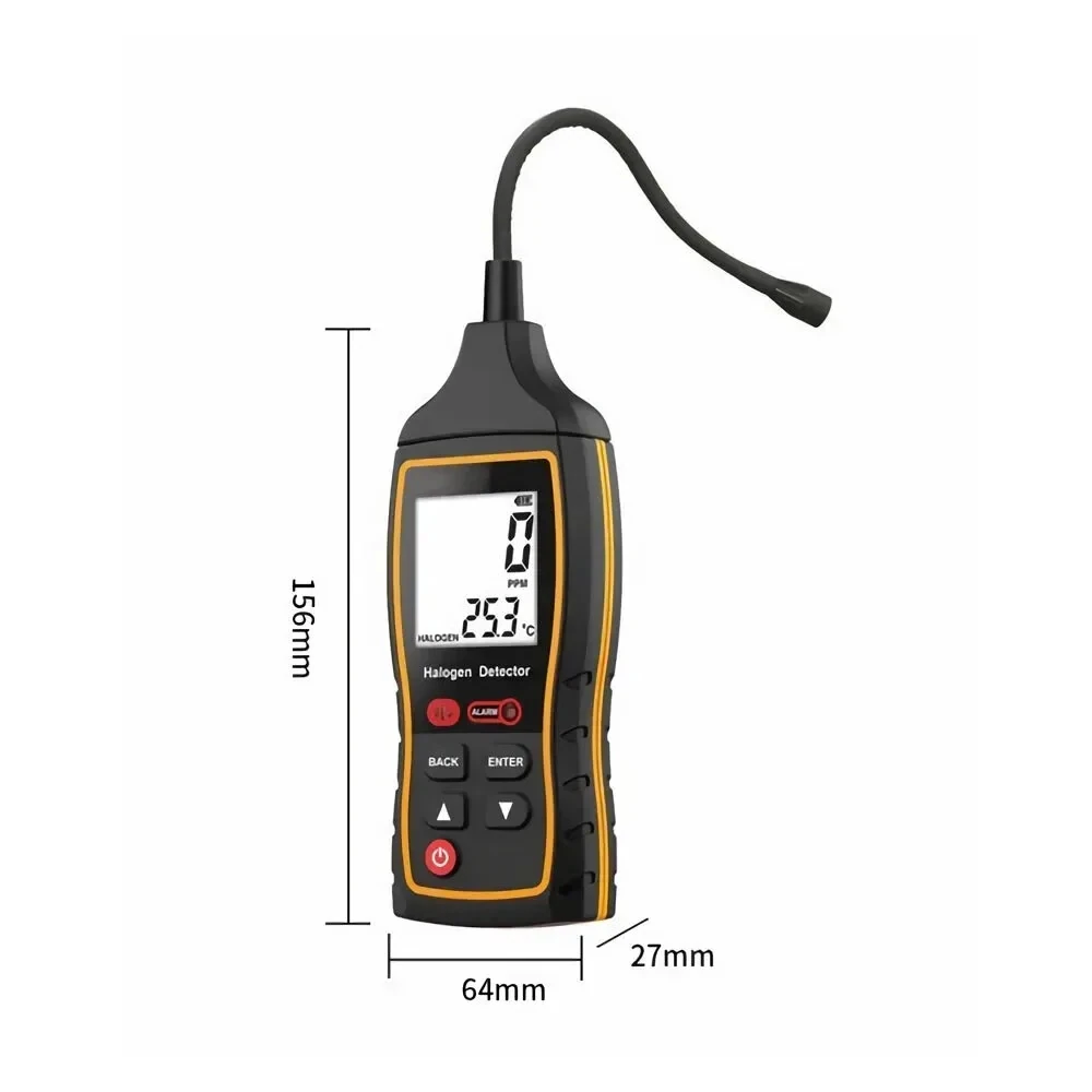 SNDWAY SW-743A Halogen Leak Detector | 1PPM Sensitivity for Car AC Freon | LCD Display & Adjustable Alarm - Image 5