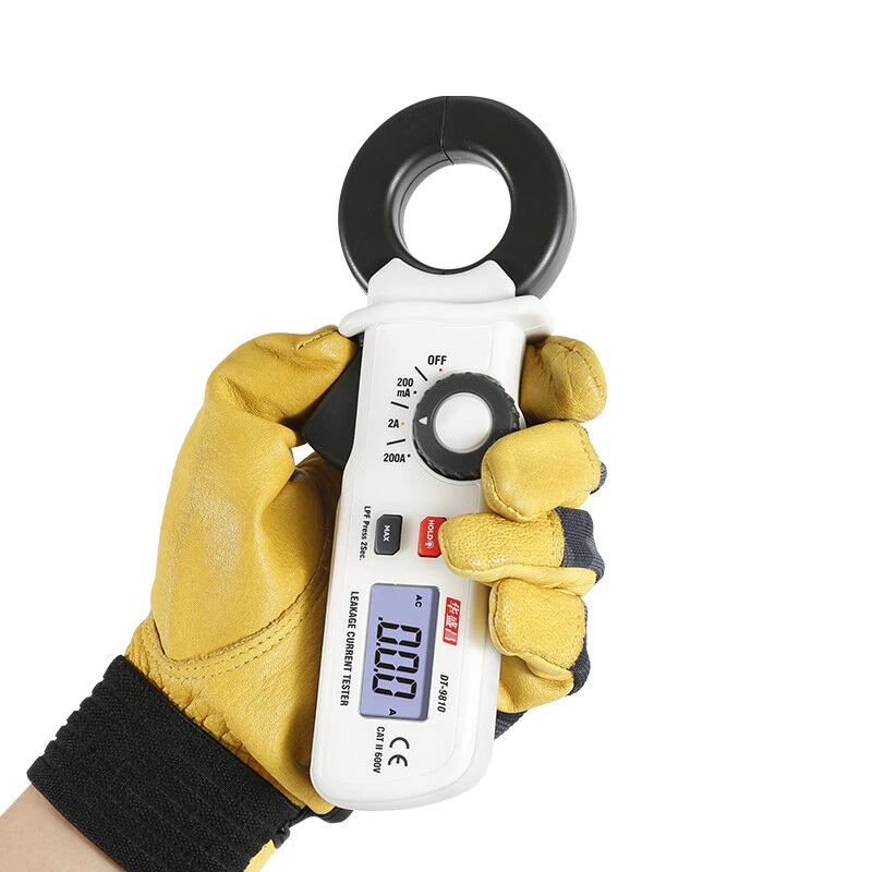 CEM DT-9810 AC Leakage Clamp Meter - 200A 1999 Count LCD Backlit | High Accuracy - Image 3