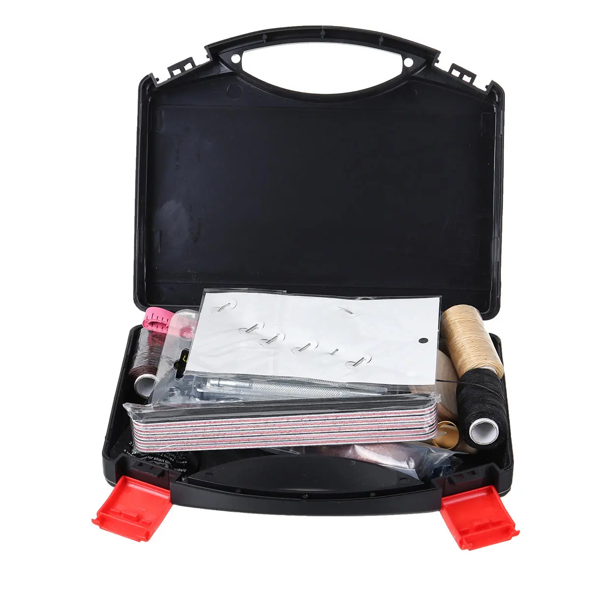 Leather Craft Tools Kit - 50PCS DIY Sewing Stitching & Carving Punch Set - Image 4