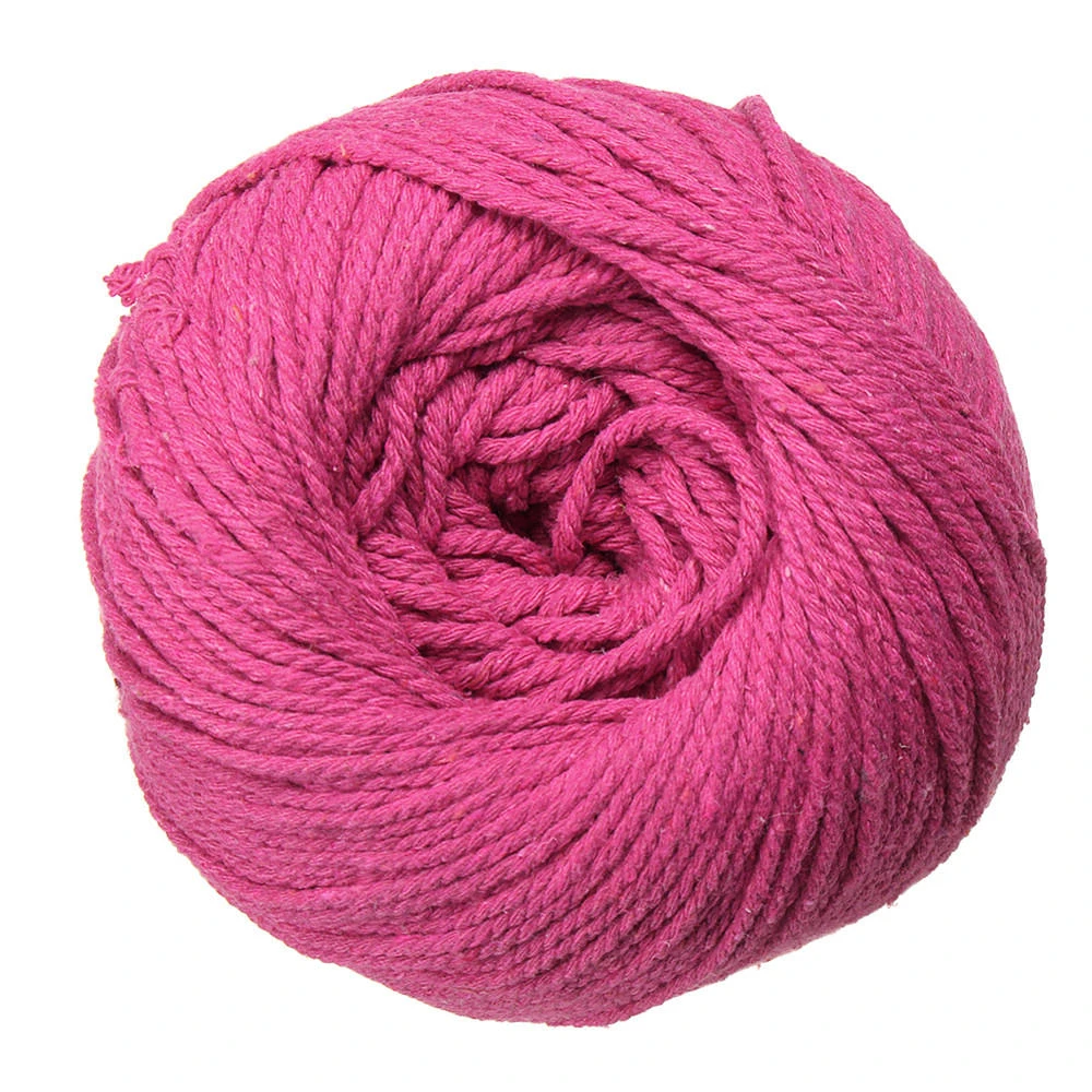 Macrame Rope Cotton String - 3mm x 260m DIY Braided Wire | Black Blue Orange Red Yellow - Image 4