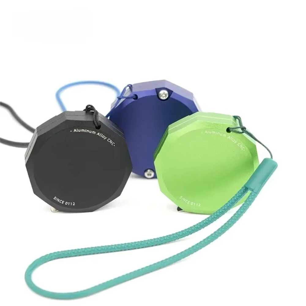 Mini Keychain Tape Measure | 2m Automatic Rebound | Stainless Steel Gift Ruler - Image 2