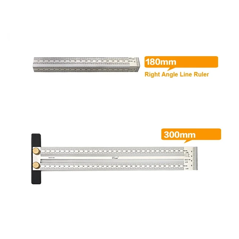 Stainless Steel T-Type Hole Ruler - High-Precision Woodworking Scribing Gauge - Image 5