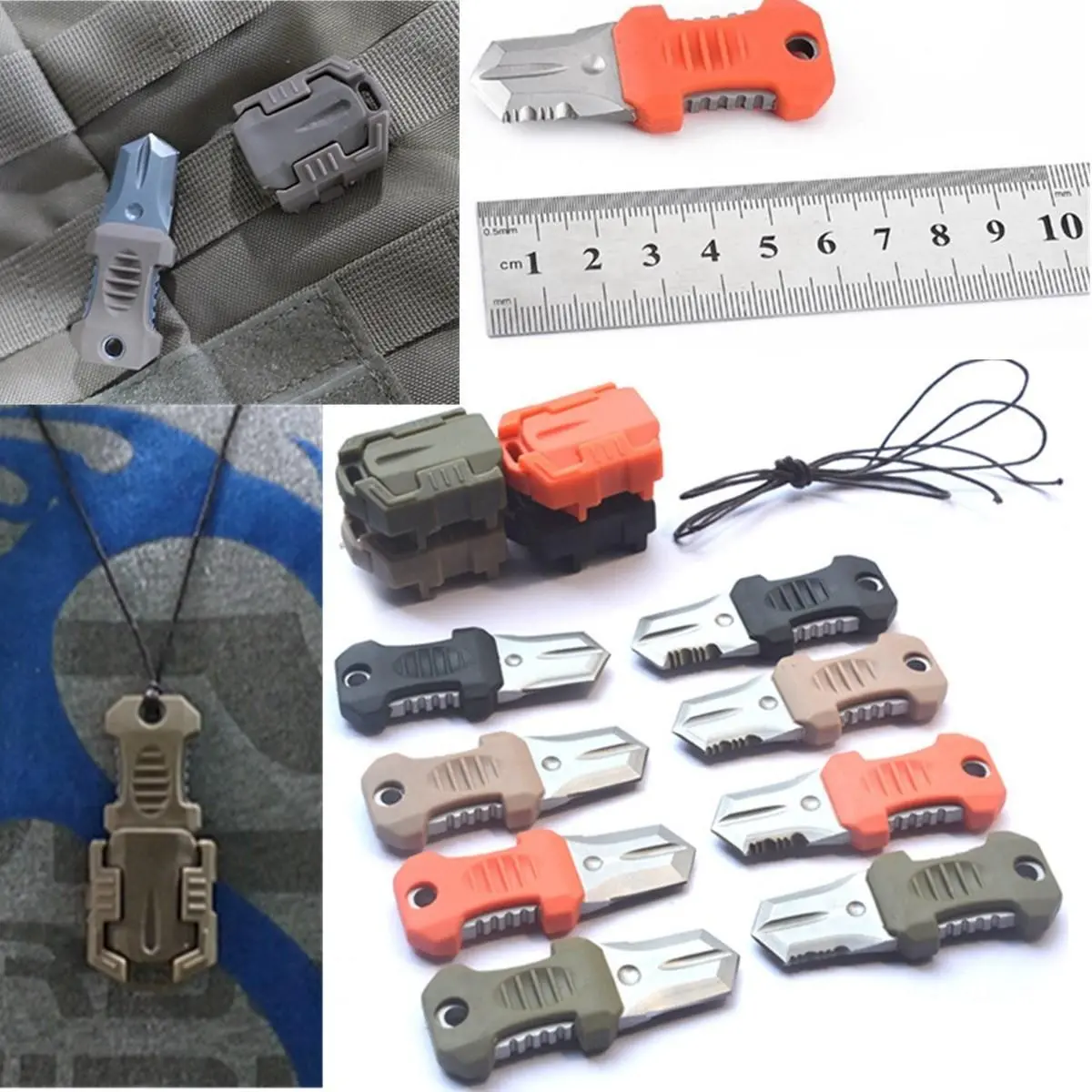 Multifunctional Mini Pocket EDC Survival Tool | Molle Webbing Attachment - Image 5