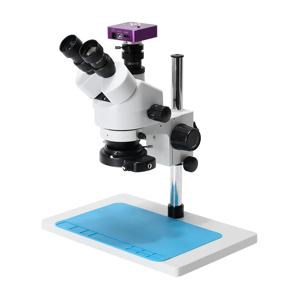 HAYEAR HY-5130 Stereo Microscope | 7X-45X Simul-Focal | 51MP USB HDMI Camera - Image 2